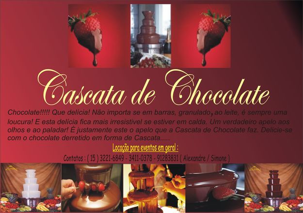 Foto 1 - Cascata de chocolate- telo- djs- fotos na hora