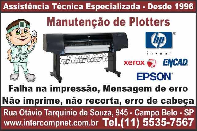 Foto 1 - Assistência Técnica Plotter HP Xerox Epson