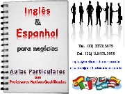 Aulas de ingles e espanhol com prof nativo