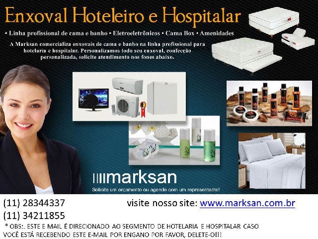Foto 1 - Enxoval hospitalar  /  hotelaria  /  motel
