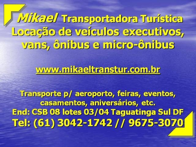 Mikael Aluguel de Vans e Ônibus