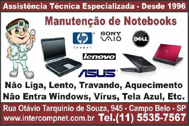 Foto 1 - Assistncia tcnica notebook hp,dell,Sony,acer,lg